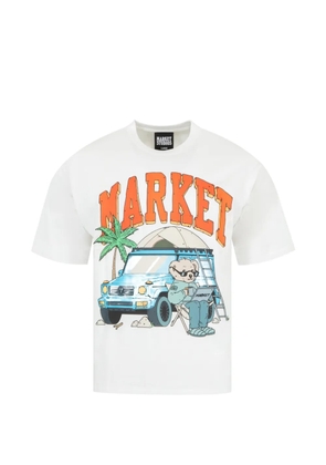 MARKET Car Camper graphic-print T-shirt - White