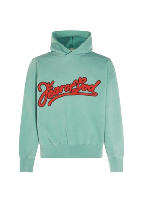 Fear Of God logo-print hoodie - Blue