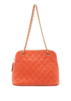 CHANEL Pre-Owned 1996-1997 Caviar Matelasse shoulder bag - Orange