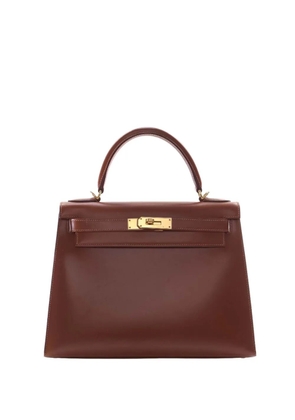 Hermès Pre-Owned 2002 Box Calf Kelly Sellier 28 satchel - Brown