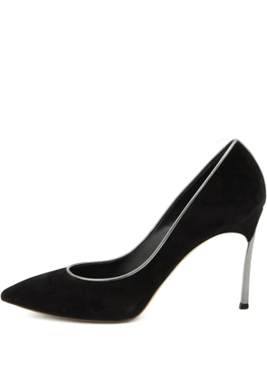 Casadei Vintage pre-owned 90mm suede pumps - Black