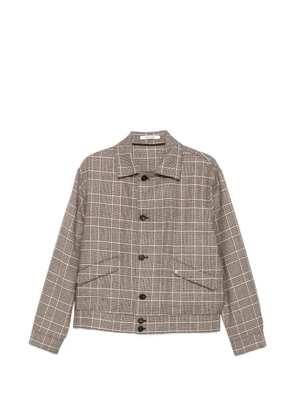 Tagliatore Prince of Wales check jacket - Brown