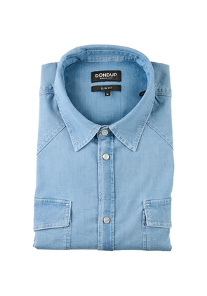 DONDUP press-stud denim shirt - Blue