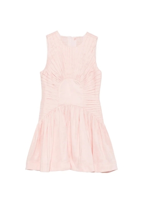 Aje Medea pintucked sleeveless dress - Pink