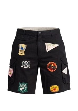 FOUND patchwork cargo shorts - Black