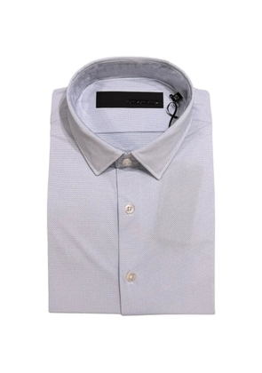 RRD micro-pattern button-up shirt - Blue