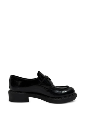 Prada Pre-Owned 2023 Brushed leather loafers - Black