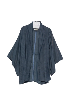 A.N.G.E.L.O. Vintage Upcycling patterned kimono - Blue