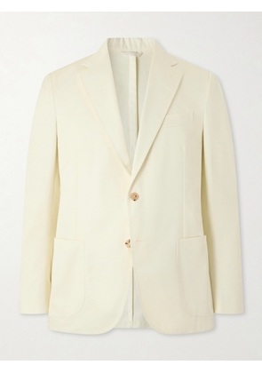 De Petrillo - Cotton-Twill Suit Jacket - Men - Neutrals - IT 46