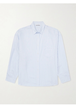 Acne Studios - Pinstriped Lyocell Shirt - Men - Blue - IT 46