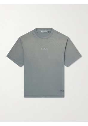 Acne Studios - Logo-Print Cotton-Jersey T-Shirt - Men - Gray - XS