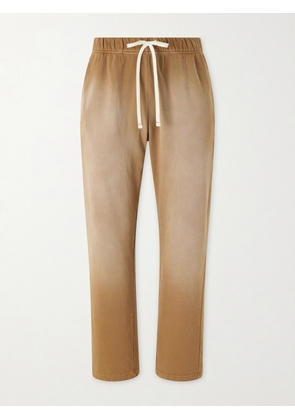Les Tien - Straight-Leg Cotton-Jersey Sweatpants - Men - Brown - S