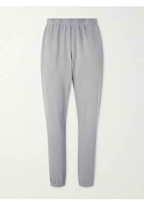 Les Tien - Tapered Cotton-Jersey Drawstring Sweatpants - Men - Gray - S
