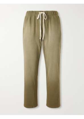 Les Tien - Straight-Leg Cotton-Jersey Sweatpants - Men - Green - S