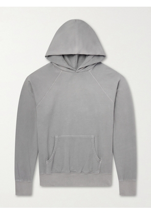 Les Tien - Cotton-Jersey Hoodie - Men - Gray - XS