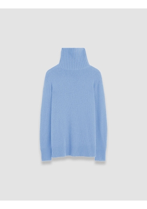 Open Cashmere High Neck Jumper - S