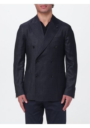 LARDINI Jacket Men color Blue