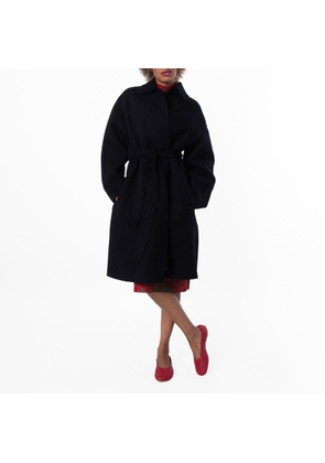 Burberry Belted Cashmere Wrap Coat