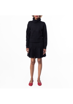 Burberry Long-Sleeved Wool Dress