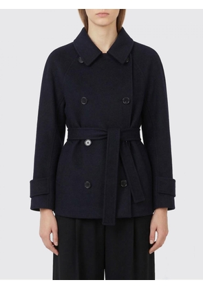 'S MAX MARA Coat Woman color Blue
