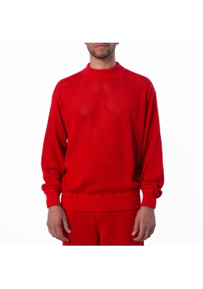 Burberry EKD Silk Cotton Mesh Sweater