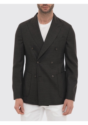 BOSS Jacket Men color Brown