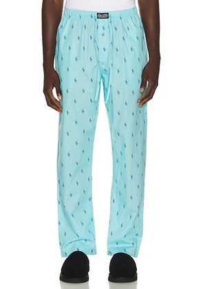 Polo Ralph Lauren Polo Pony Pajama Pant in Hammond Blue - Baby Blue. Size S (also in M, L, XL/1X).