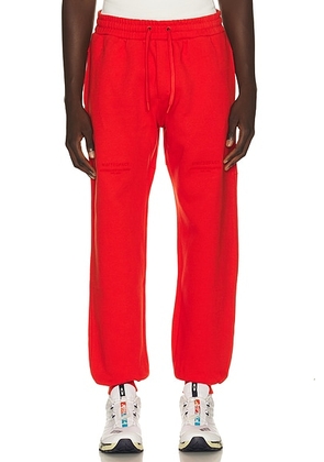 Whitespace Travel Pants in Aura Orange - Red. Size L (also in S, M, XL/1X, XXL/2X).