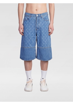 MARINE SERRE Pants Men color Gnawed Blue