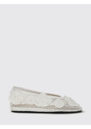 GANNI Ballet Flat Woman color White