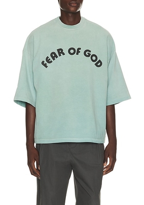 Fear of God Heavyweight Jersey Fear Of God, 26 Tee in Sky - Teal. Size XXL/2X (also in S, M, L, XL/1X).