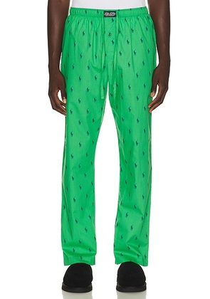 Polo Ralph Lauren Polo Pony Pajama Pant in Vineyard Green - Green. Size XL/1X (also in S, M, L).