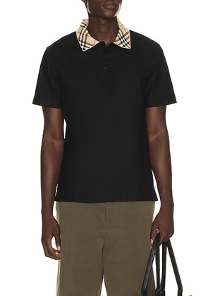 Burberry Evan Polo in Black - Black. Size XXL/2X (also in S, M, L, XL/1X).