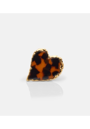 Oscar de la Renta Heart embellished ring