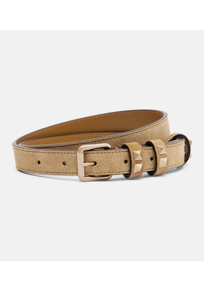 Valentino Garavani Rockstud suede belt