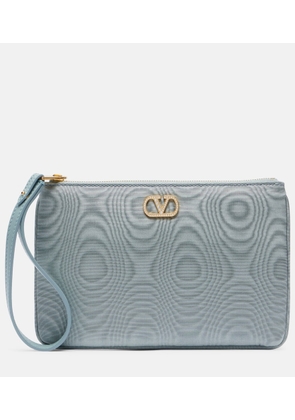 Valentino Garavani VLogo Signature Small embellished pouch