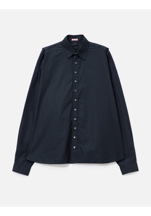 Black Detachable Oversized Shirt