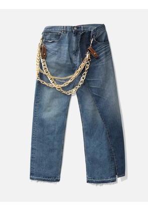 Junya Watanabe MAN X  Levi's Layered Jeans With Chains