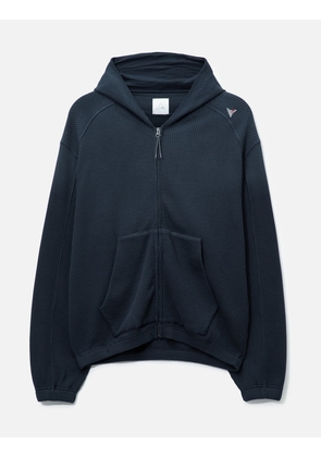 Bee Sun Faded Organic Waffle Zip Up Hoodie