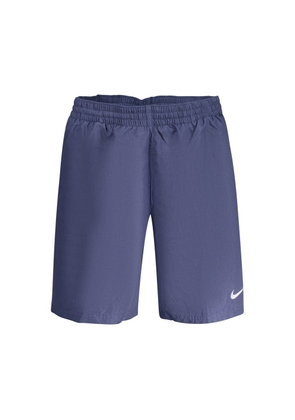 Nike Blue Polyester Men's Swim Boxer - S
