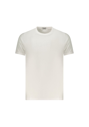 Coveri Moving White Cotton Men's T-Shirt - M