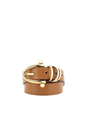 Chloé Beige Calf Leather Bos Taurus Regular Belt - L