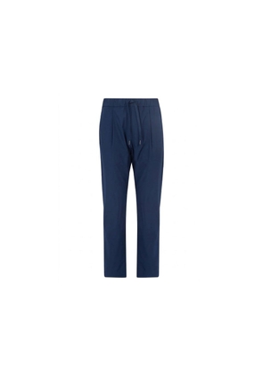 Herno Blue Elastane Casual Pants - XL