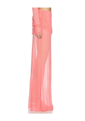 Bananhot Lena Skirt in Coral. Size S. Also in M, L.