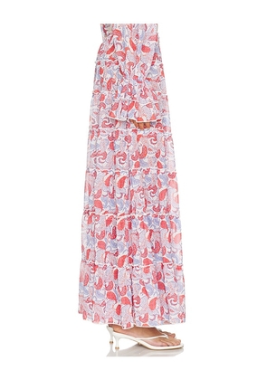 Bananhot Elma Skirt in Red,Baby Blue. Size S. Also in XS, M, L, XL.