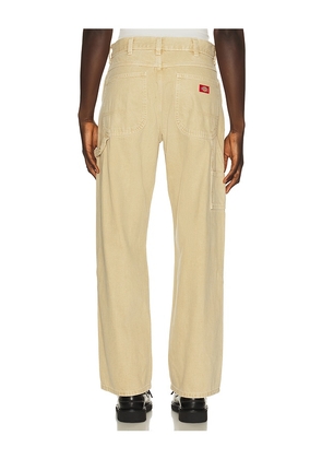 Dickies 1993 Loose Straight Carpenter Jean in Tan. Size 28x32. Also in 30x32, 32x32, 34x32, 36x32, 38x32.