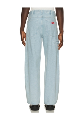 Dickies Loose Straight Double Knee Jean in Blue. Size 28x32. Also in 30x32, 32x32, 34x32, 36x32.