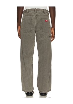 Dickies Loose Straight Double Knee Jean in Grey. Size 28x32. Also in 32x32, 34x32, 36x32, 38x32.