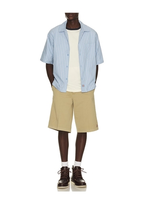 Dickies Worn in 13 Loose Work Short in Tan. Size 28. Also in 30, 32, 34, 36.