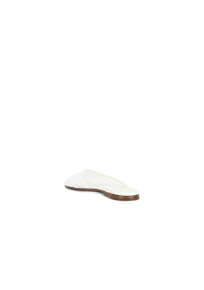 Dear Frances Balla Slipper in White. Size 36. Also in 37, 41.